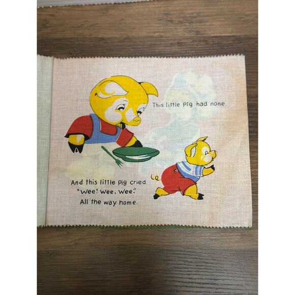 Vintage Peggy Cloth Book Baby‘s Mother Goose Nursey Rhymes - Picture 5 of 8